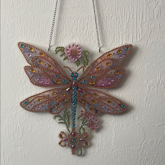 Other - Colorful Beaded Butterfly Wall Hanging